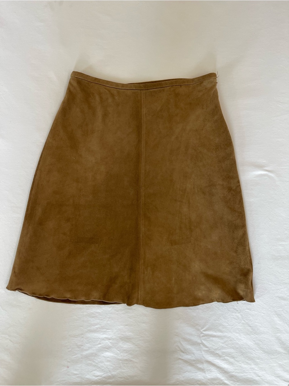 Banana Republic Brown Suede A-Line Skirt